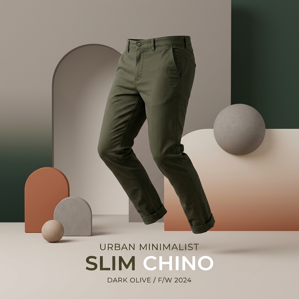 Slim Chino - Dark Olive