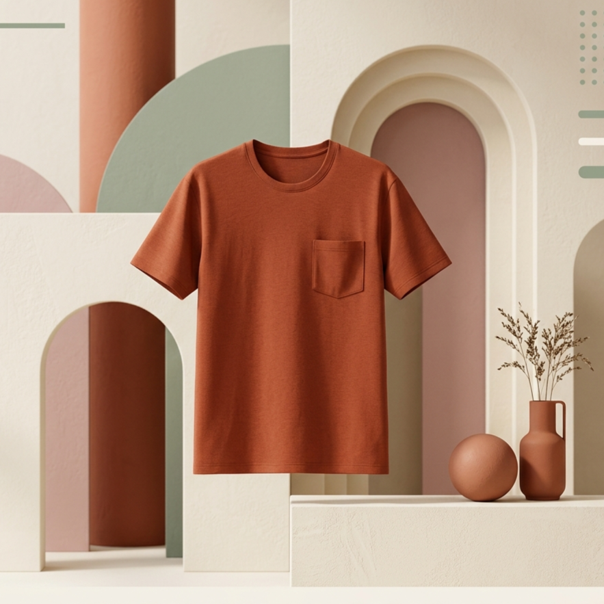Terracotta Pocket Tee