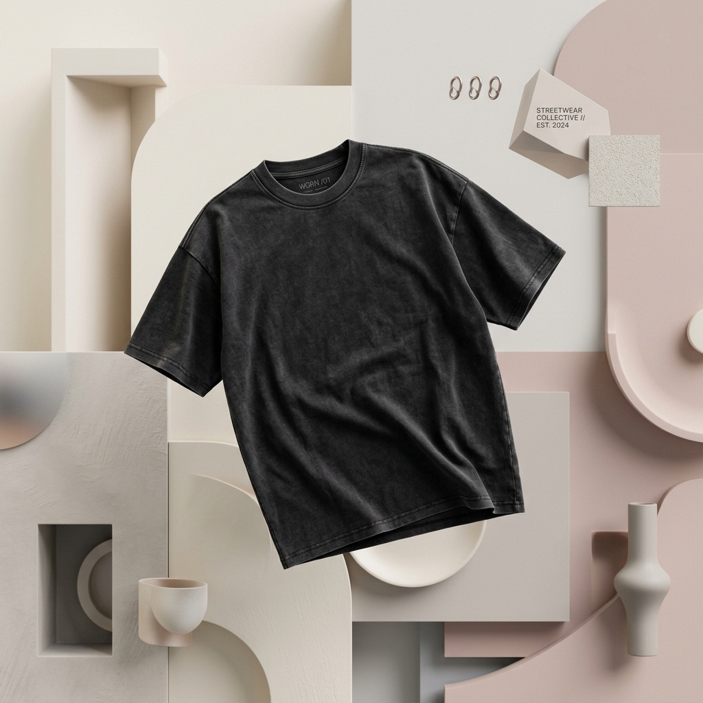 Washed Black Tee